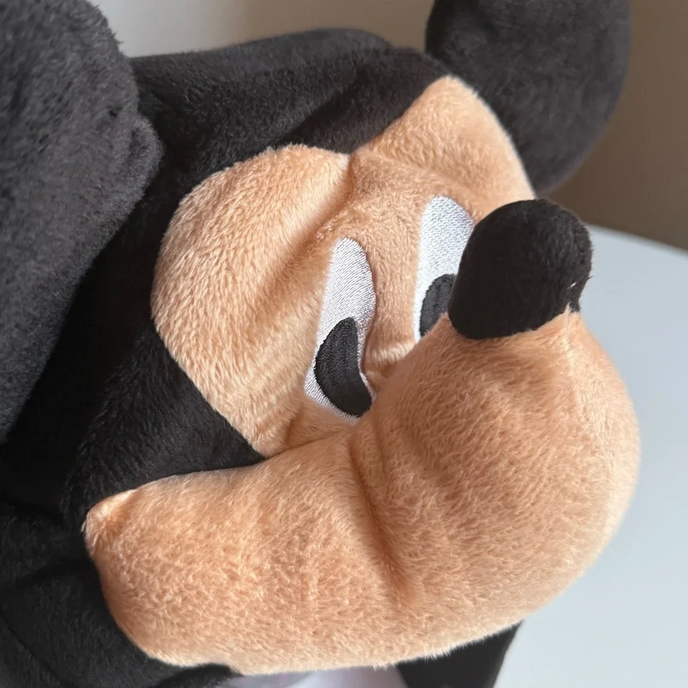 Disney Black and Tan Plush Character Hat Headwear 3T-4T Costume